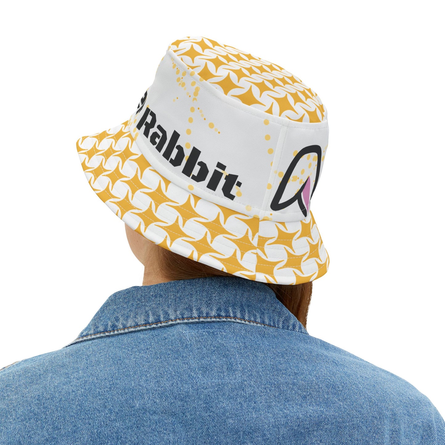 Fun Yellow RCR Bucket Hat for Theme Park Adventures