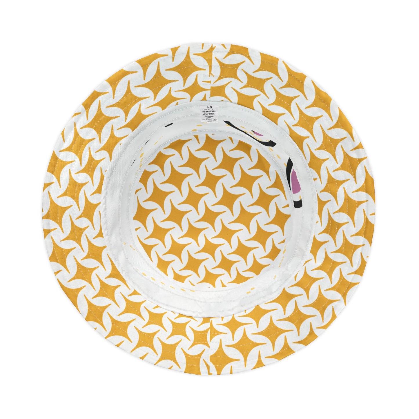 Fun Yellow RCR Bucket Hat for Theme Park Adventures