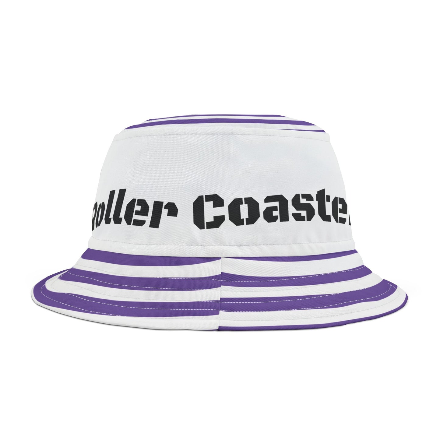 Cool Purple RCR Bucket Hat | Fun Summer Hat for Theme Park Lovers