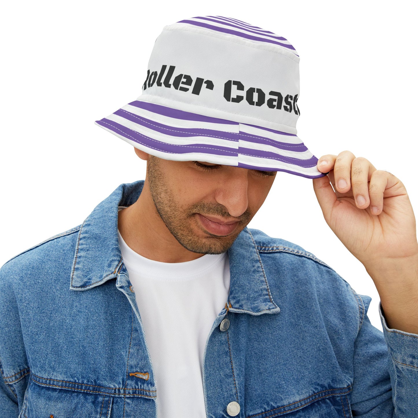 Cool Purple RCR Bucket Hat | Fun Summer Hat for Theme Park Lovers