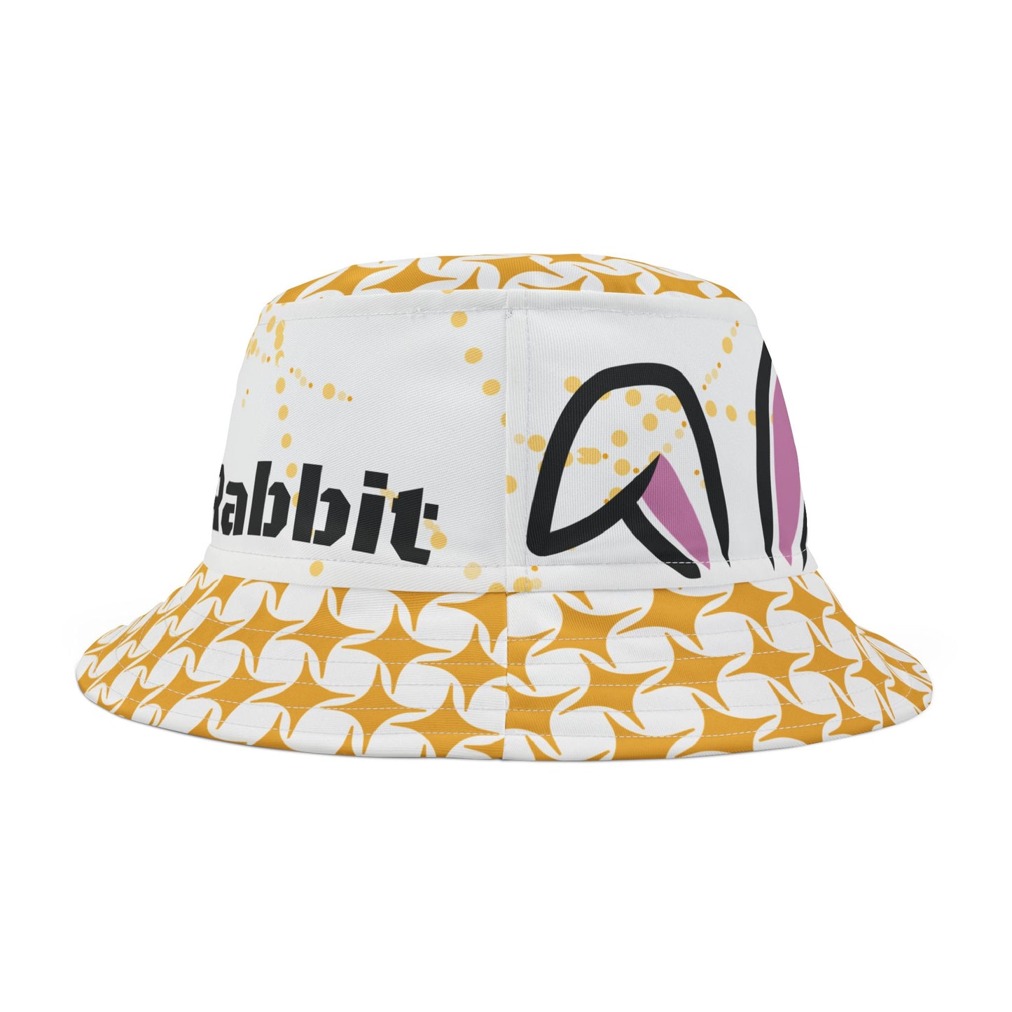 Fun Yellow RCR Bucket Hat for Theme Park Adventures