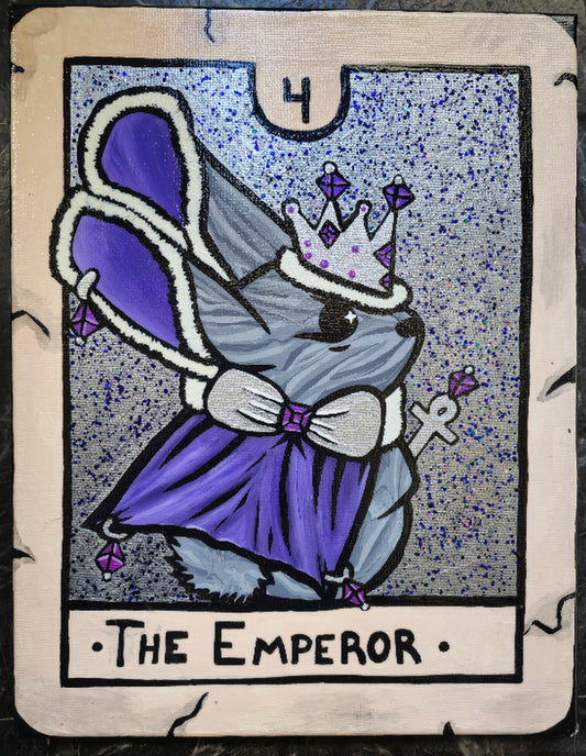 Tarot Bunny The Emperor Original Painting